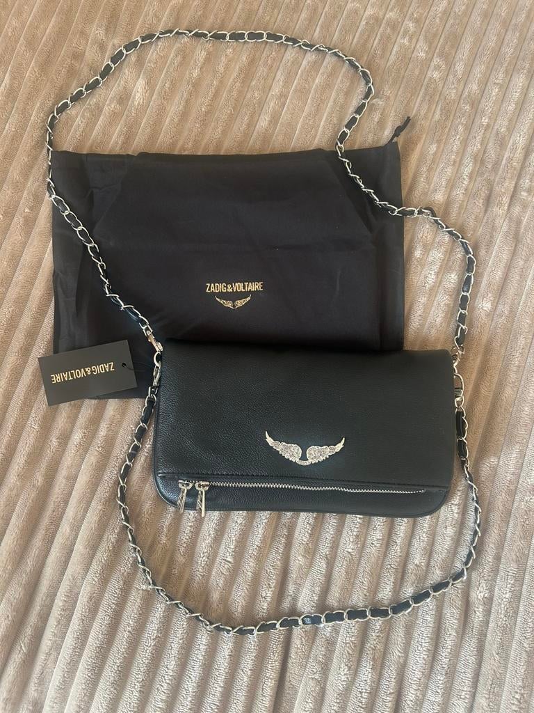 Zadig en voltaire bag, Sieraden, Tassen en Uiterlijk, Tassen | Damestassen, Ophalen of Verzenden, Zo goed als nieuw, Zwart, Schoudertasje