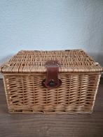 Meisjesfietsmand - rieten mand met deksel, Ophalen, Gebruikt, Fietsmand, Stuurbevestiging