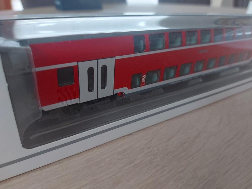 Märklin DB RegioBahn 2 kl dubbeldekkerrtg artnr 43685 in ovp, Wisselstroom, Wagon, Ophalen of Verzenden, Zo goed als nieuw