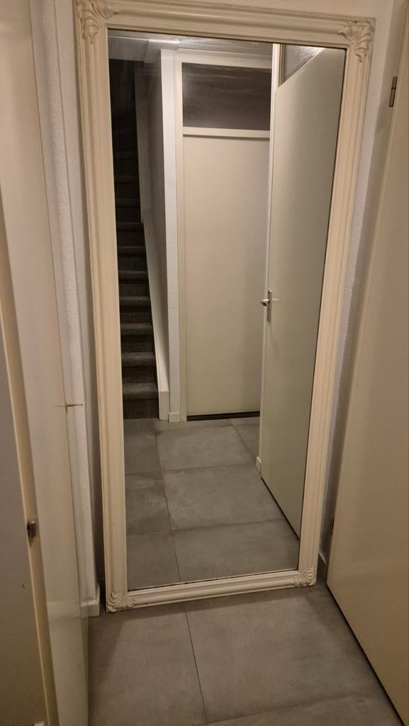 Landelijke grote spiegel, Huis en Inrichting, Woonaccessoires | Spiegels, Ophalen, Gebruikt, 75 tot 100 cm, 150 tot 200 cm