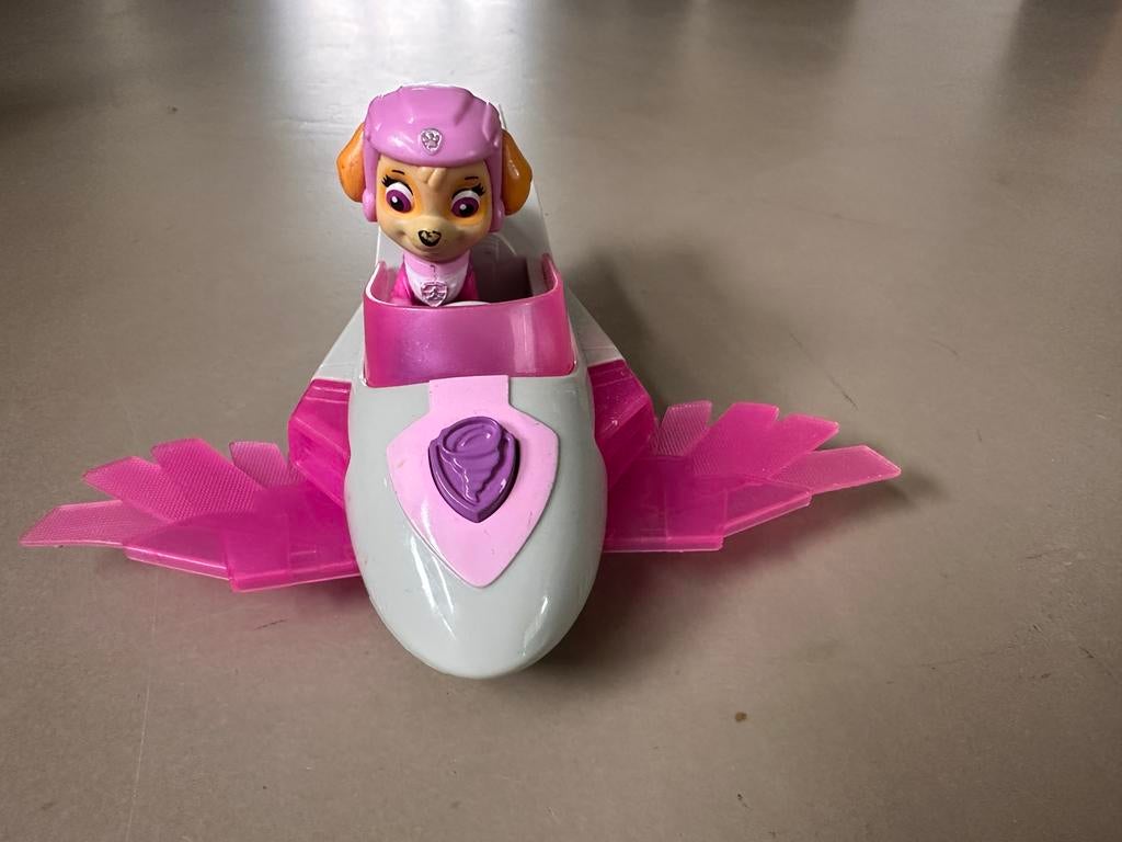 Skye vliegtuig met geluid, licht en inklapbare vleugels, Ophalen of Verzenden, Gebruikt