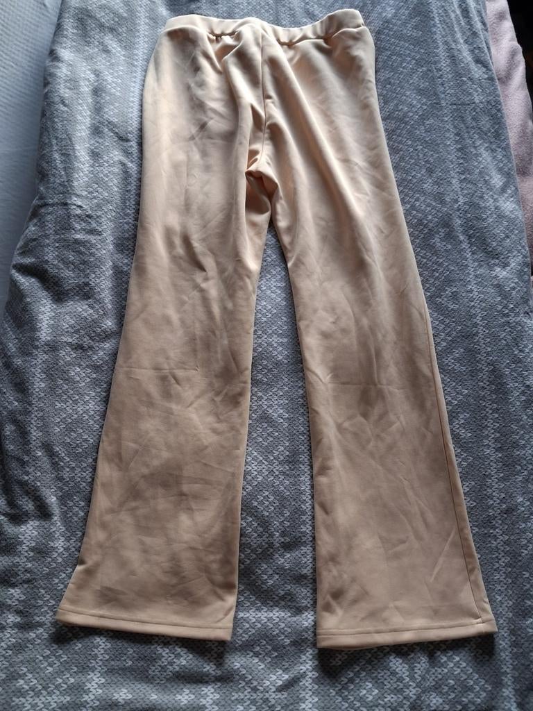 Flared panterprint broek maat xl, Kleding | Dames, Broeken en Pantalons, Bruin, Maat 46/48 (XL) of groter, Ophalen of Verzenden