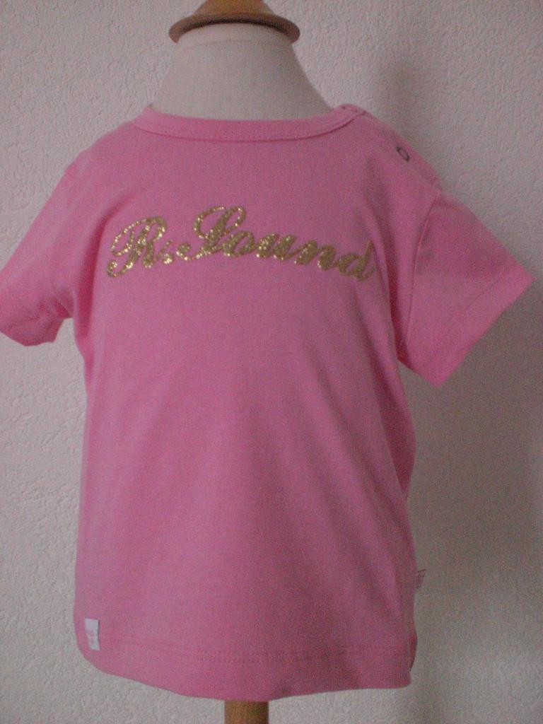 RED sound shirt roze met goud 86 *~~nieuw~~*, Kinderen en Baby's, Babykleding | Maat 86, Verzenden, Nieuw, Meisje, Shirtje of Longsleeve