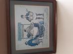 Originele ingekleurde cartoon van Heinrich Zille ., Ophalen of Verzenden