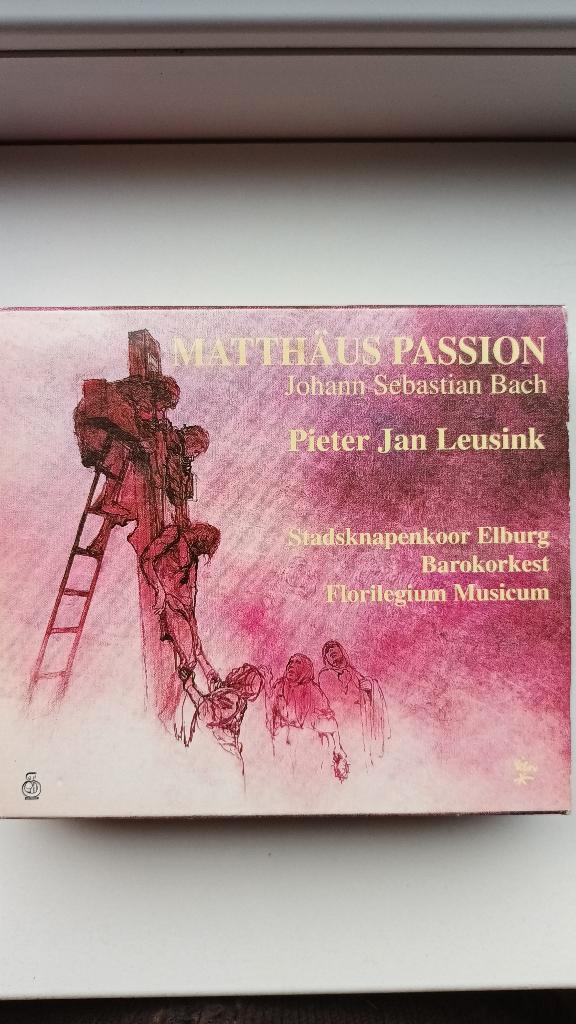 3CD - J.S. Bach - Matthäus Passion - Pieter Jan Leusink, Cd's en Dvd's, Cd's | Klassiek, Zo goed als nieuw, Vocaal, Barok, Ophalen of Verzenden