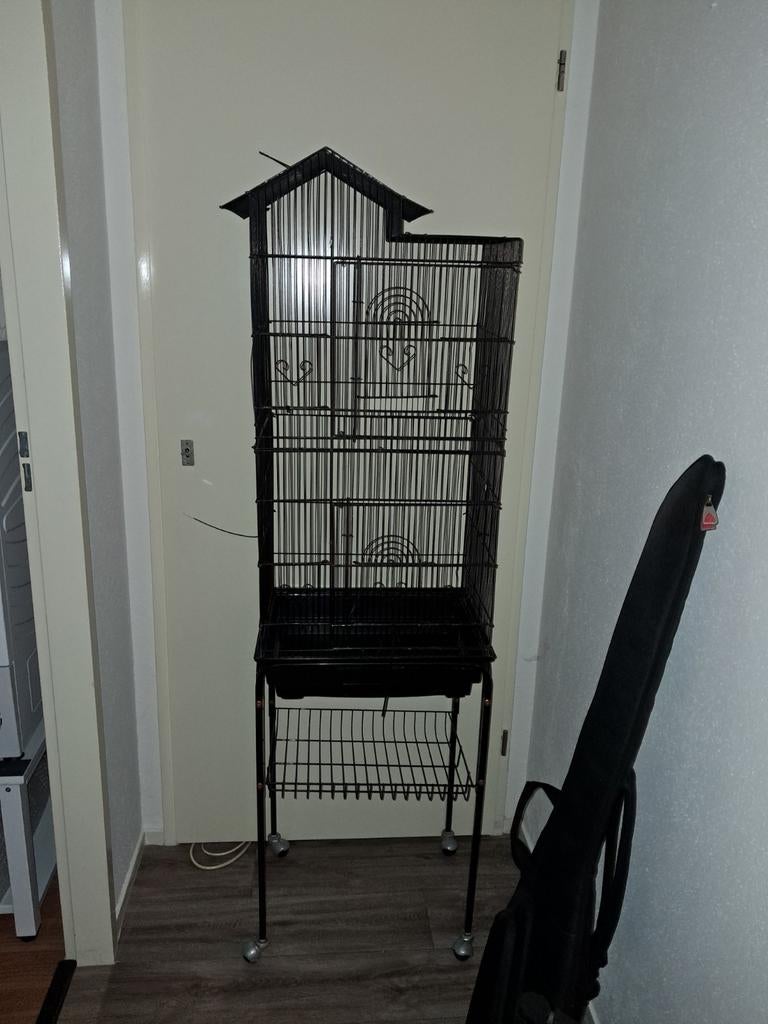 Vogelkooi, Ophalen, Aluminium, Vogelkooi