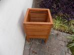 Plantenbak hout wasmand opbergbak lattenconstructie, Ophalen of Verzenden, Zo goed als nieuw