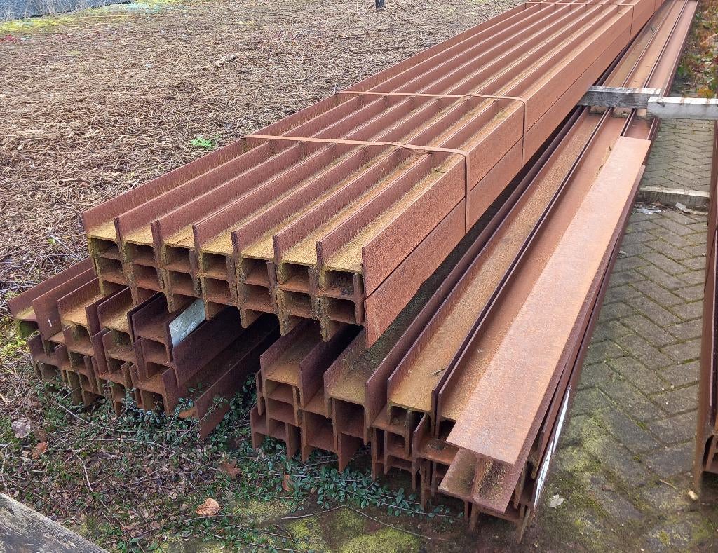 Stalen balken HEA120 Lengte 4 meter tot 12,10 meter, Doe-het-zelf en Verbouw, Metalen, Ophalen, Gebruikt, IJzer