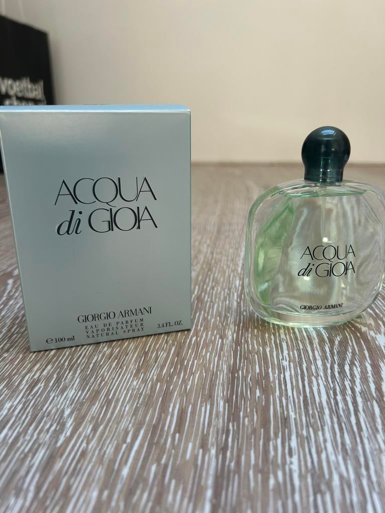 Acqua di gio parfum, Sieraden, Tassen en Uiterlijk, Uiterlijk | Parfum, Ophalen of Verzenden, Zo goed als nieuw