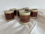 Set van 6 vintage Melitta Ceracron handgeschilderde bekers, Ophalen of Verzenden