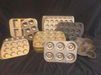 Partij 6 minitaartjes en cupcake bakpannen, Ophalen, Gebruikt, Cupcakes, Bakvorm