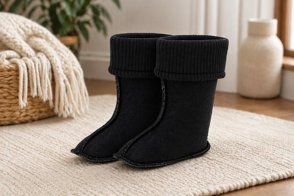 Partij zwarte Gevavi laarssokken voor kinderen, NHP International, Jongen of Meisje, Ophalen of Verzenden, Gevavi