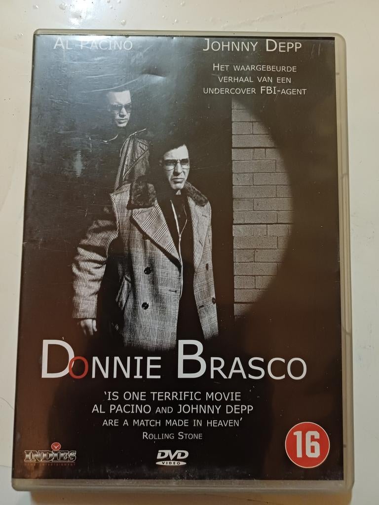 Donnie Brasco, Vanaf 16 jaar, Ophalen of Verzenden, Zo goed als nieuw, Actiethriller