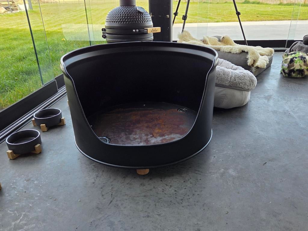 Mooie olievat mand, Dieren en Toebehoren, Hondenmanden, Zo goed als nieuw, Overige, Ophalen