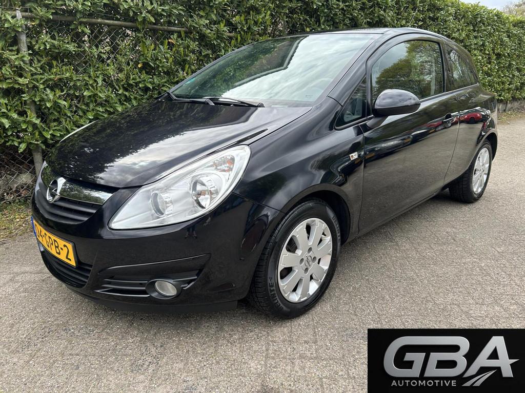 Opel Corsa 1.2-16V Business Nette Auto NIEUWE APK!, Auto's, Opel, Voorwielaandrijving, 1229 cc, Zwart, Origineel Nederlands