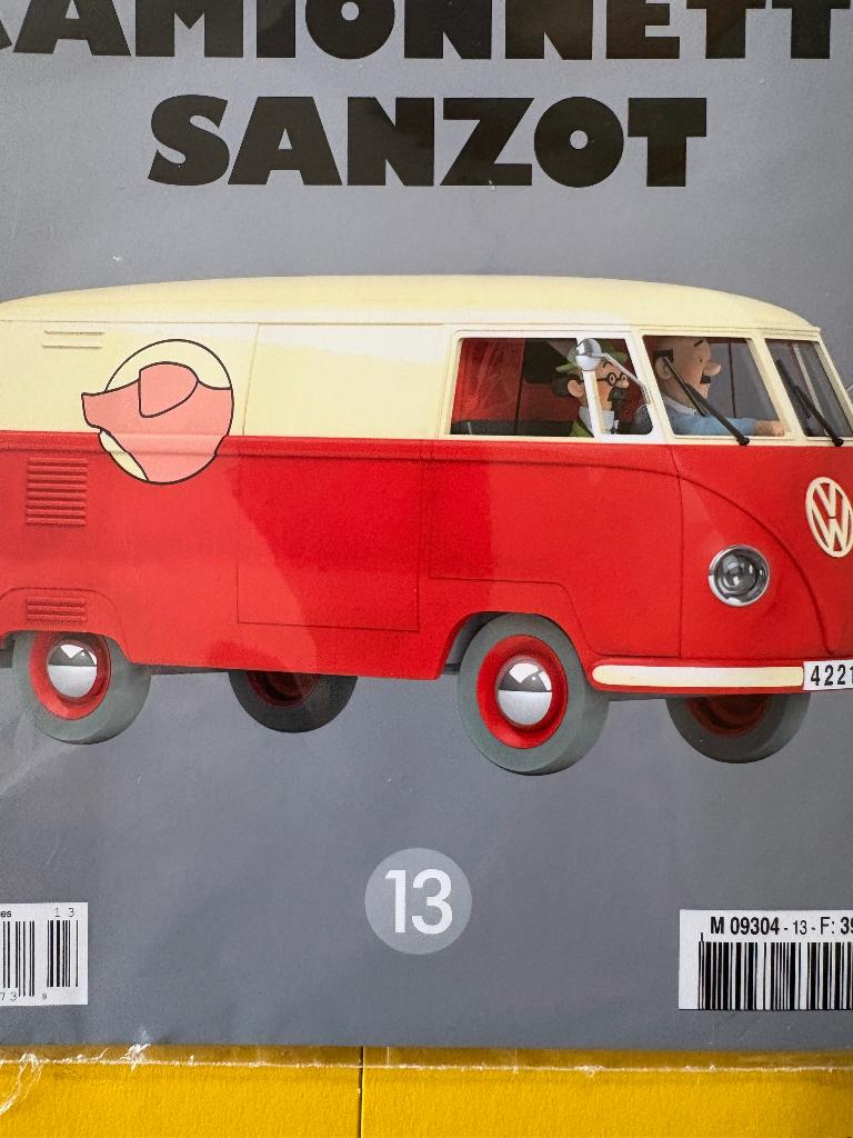 Kuifje, TinTin. Auto 1/24. Slagerij van Kampen., Verzamelen, Ophalen of Verzenden, Kuifje, Nieuw, Beeldje of Figuurtje
