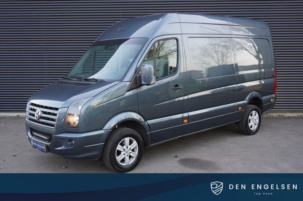 Volkswagen Crafter 35 2.0 TDI 164pk L2H2 Airco Cruise contro, Auto's, Euro 5, Gebruikt, Zwart, 4 cilinders