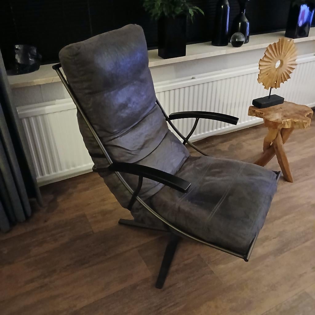 Leren stoel, Ophalen, Gebruikt, 75 tot 100 cm, 50 tot 75 cm