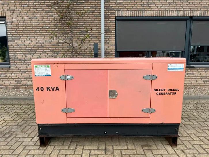 GenSet Diesel Power Generatorset 40 kVA Silent Aggregaat, Zakelijke goederen, Machines en Bouw | Aggregaten, Ophalen of Verzenden