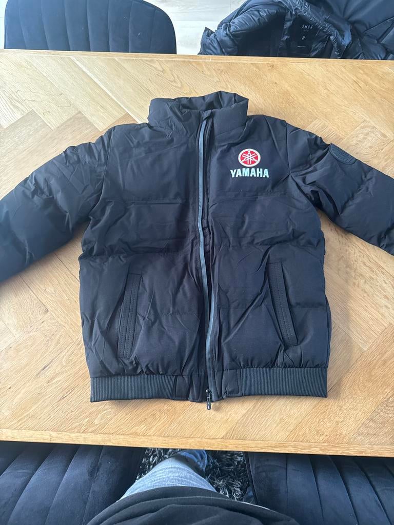 Zwarte Yamaha jas, valt als XS/S, Kleding | Heren, Ophalen of Verzenden, Gedragen, Maat 46 (S) of kleiner, Zwart