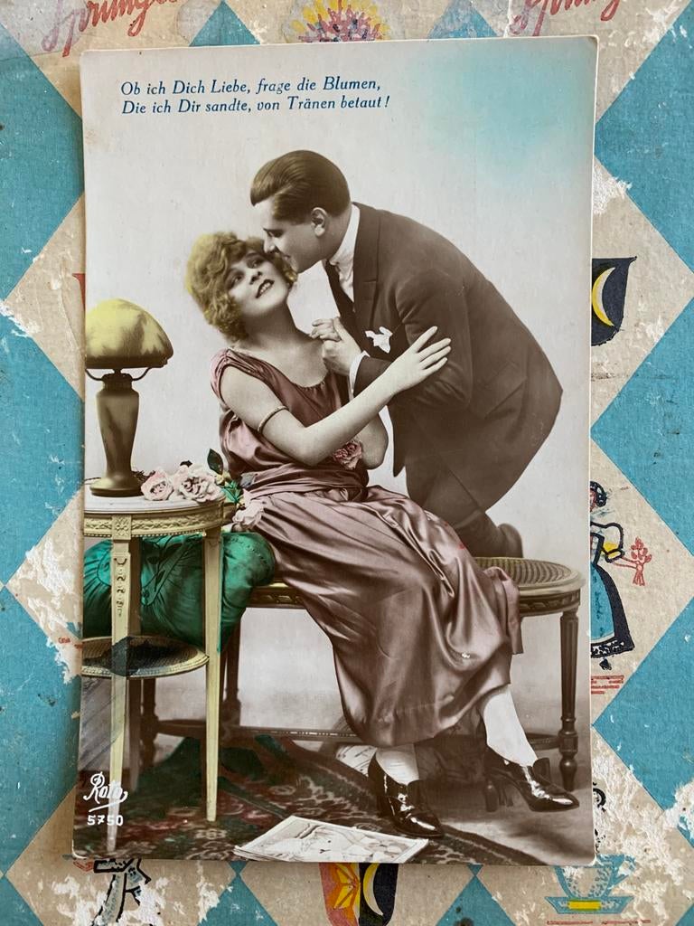 12-9-1924 Romantiek (AA), Ophalen of Verzenden, 1920 tot 1940, Gelopen, Overige thema's