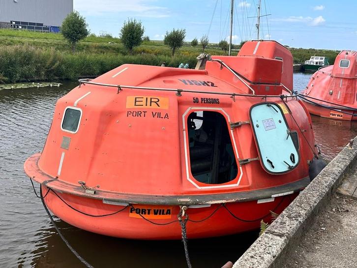 Reddingsboot / Reddingscapsule  – Perfect project!, Watersport en Boten, Motorboten en Motorjachten, Gebruikt, Polyester, 6 tot 9 meter