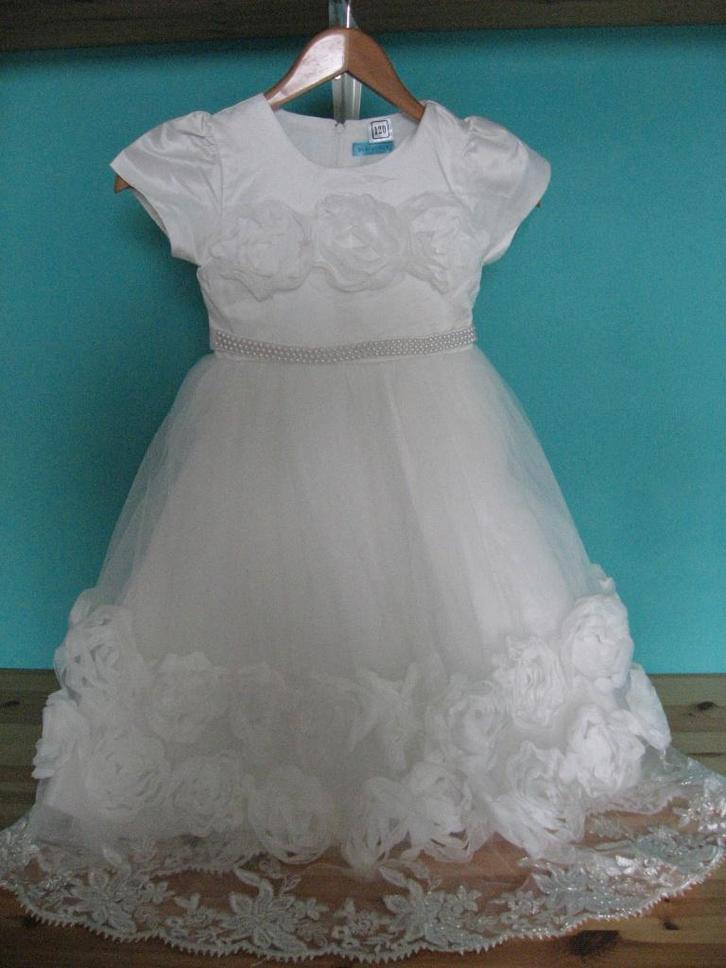 maat 120 feest(communiejurk) meisje, Kinderen en Baby's, Kinderkleding | Maat 116, Zo goed als nieuw, Meisje, Jurk of Rok, Ophalen of Verzenden