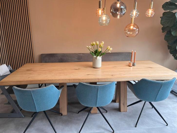 3 stoelen van Zuiver, Huis en Inrichting, Tafels | Eettafels, Gebruikt, 50 tot 100 cm, Drie personen, Rechthoekig, Ophalen