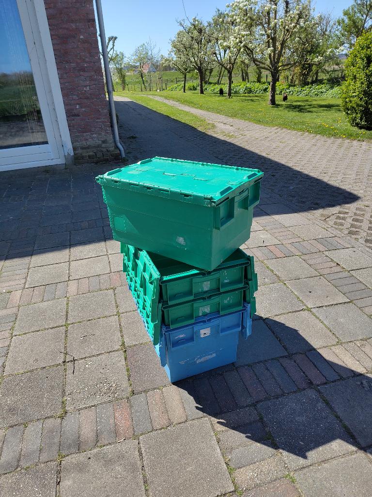 stapelbak, Ophalen, Gebruikt