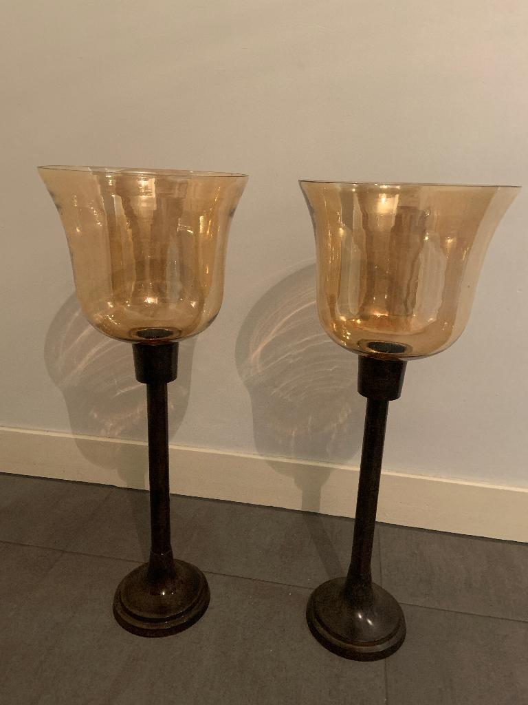 Vazen, Huis en Inrichting, Ophalen, Overige kleuren, 50 tot 75 cm, Glas