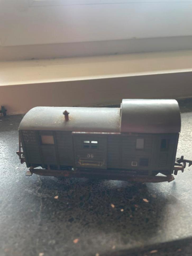 Oude goederenwagon DB - Gebruikt, Hobby en Vrije tijd, Modeltreinen | H0, Gebruikt, Wagon, Gelijkstroom of Wisselstroom, Overige merken