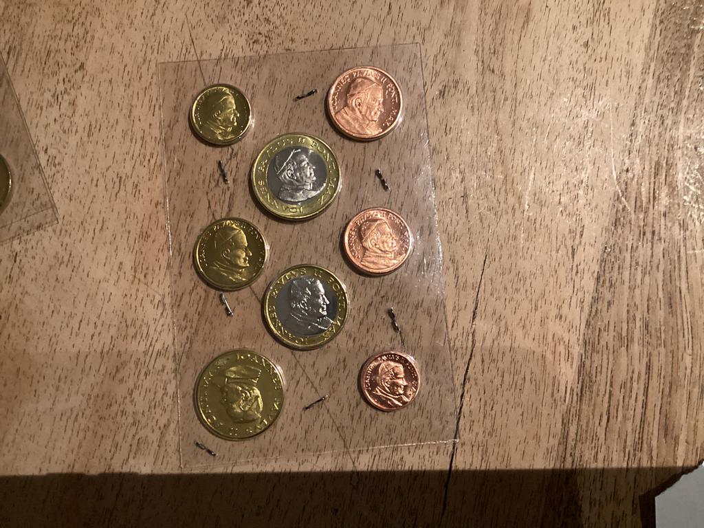 Vatocaanse proefmunt euro 1c-2 euro 2004, Postzegels en Munten, Munten | Europa | Euromunten, Ophalen of Verzenden, Italië, Overige waardes