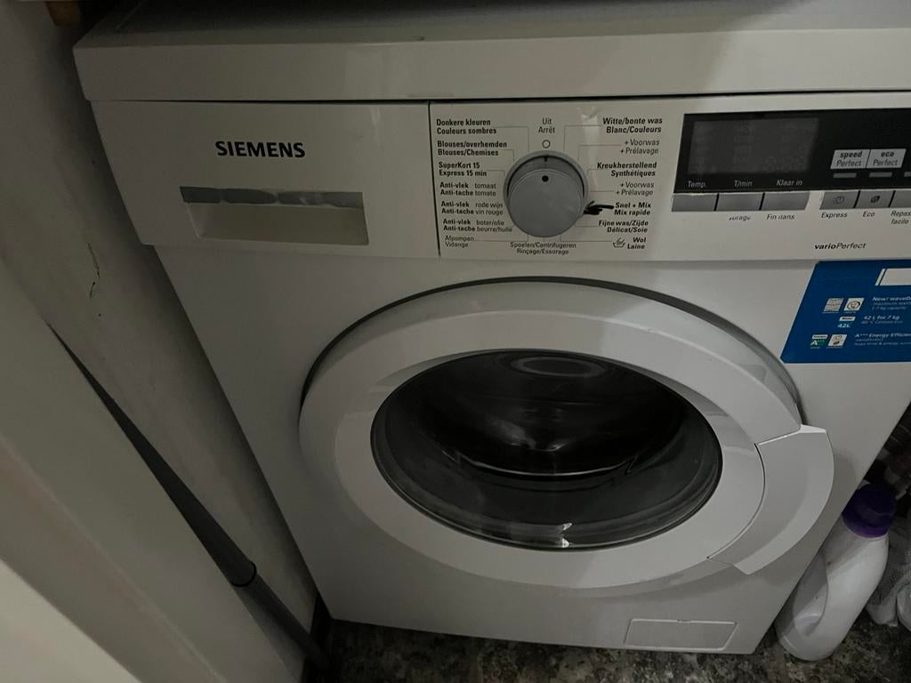 Siemens wasm, Witgoed en Apparatuur, 4 tot 6 kg, Ophalen of Verzenden, Gebruikt, 85 tot 90 cm
