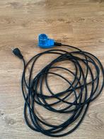 8,5 MTR ELECTRAKABEL MET AANSLUITING VOOR CARAVAN, Caravans en Kamperen, Ophalen, Zo goed als nieuw