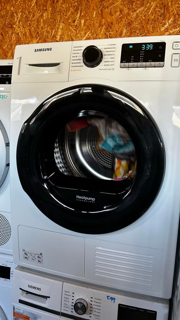 Samsung warmtepompdroger a+ - zgan - garantie - wytguod, Witgoed en Apparatuur, Q, Ophalen of Verzenden, Zo goed als nieuw, Q