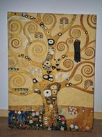 Canvas schilderij Klimt Levensboom 60x80, Antiek en Kunst, Ophalen
