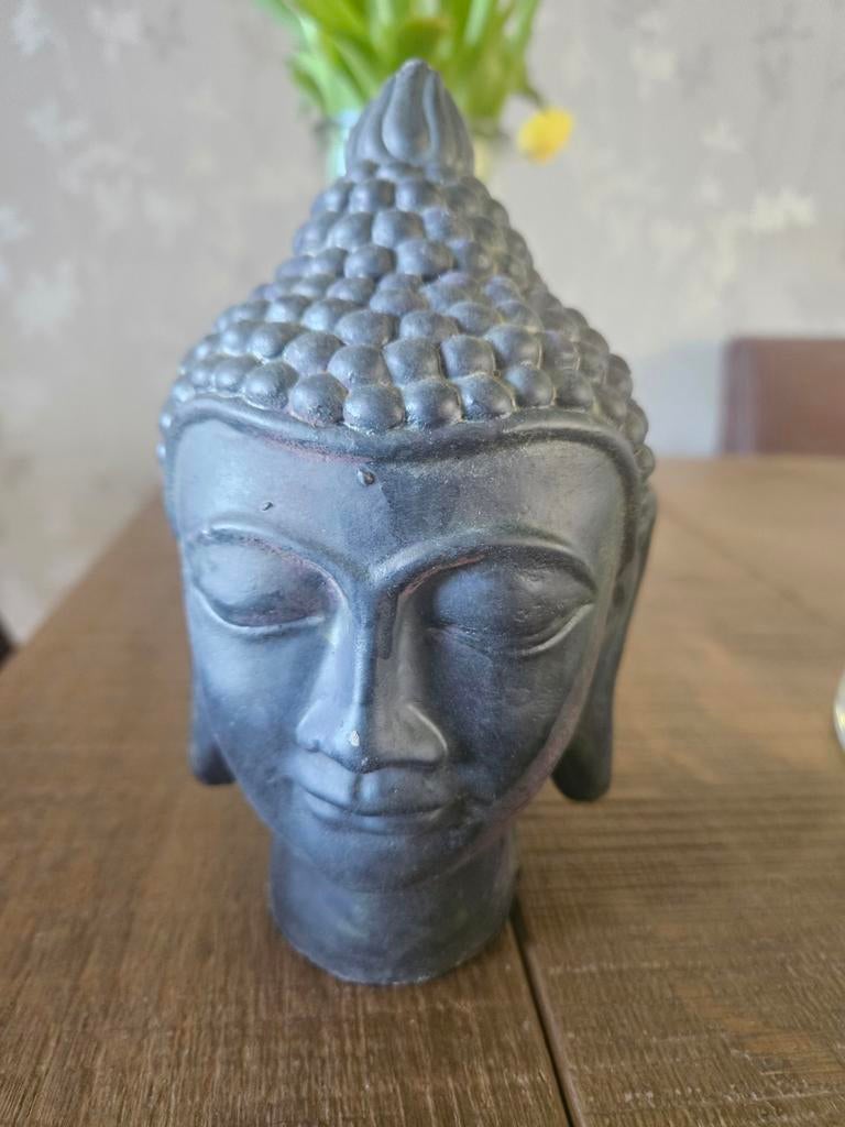 Nieuw stenen boeddha hoofd, Ophalen of Verzenden, Nieuw