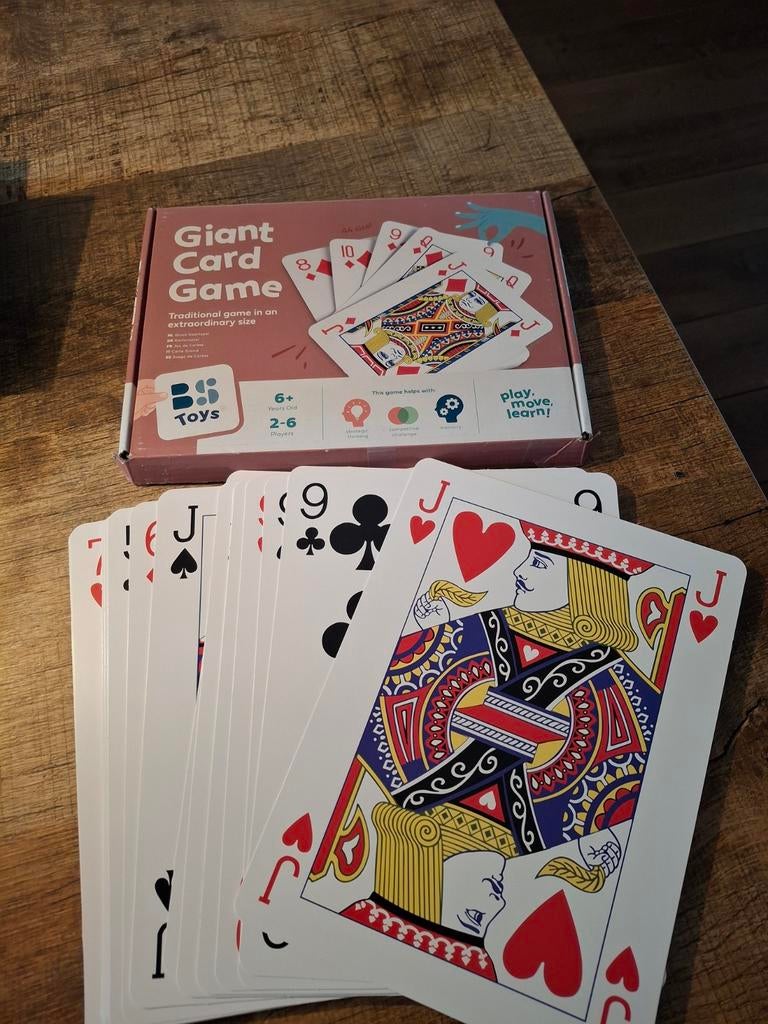 Mega groot kaartspel, Ophalen of Verzenden