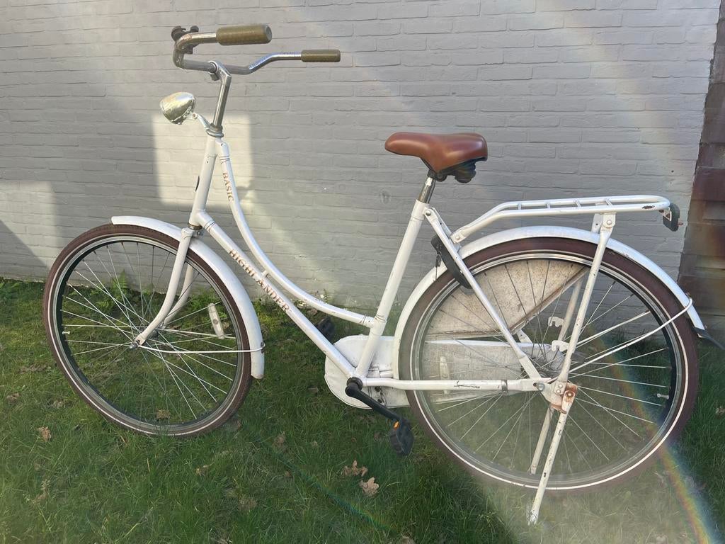 Witte damesfiets framemaat 54 - t.e.a.b., 53 tot 56 cm, Ophalen, Gebruikt