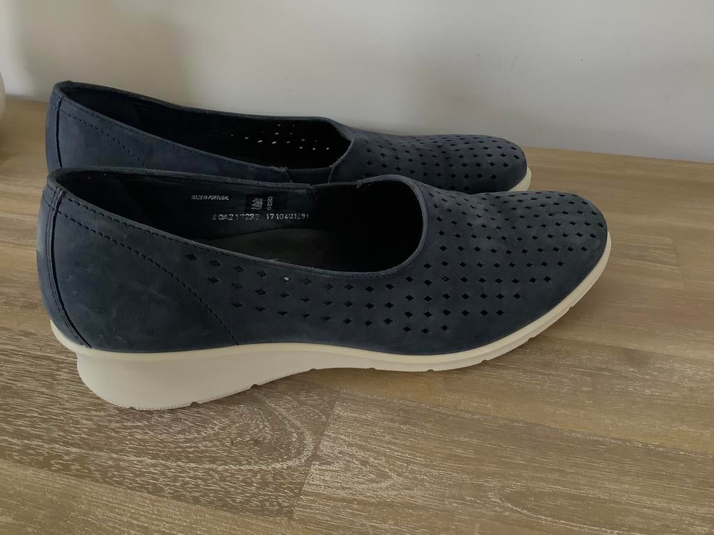 Ecco instappers maat 40, Blauw, Instappers, Nieuw, Ophalen of Verzenden
