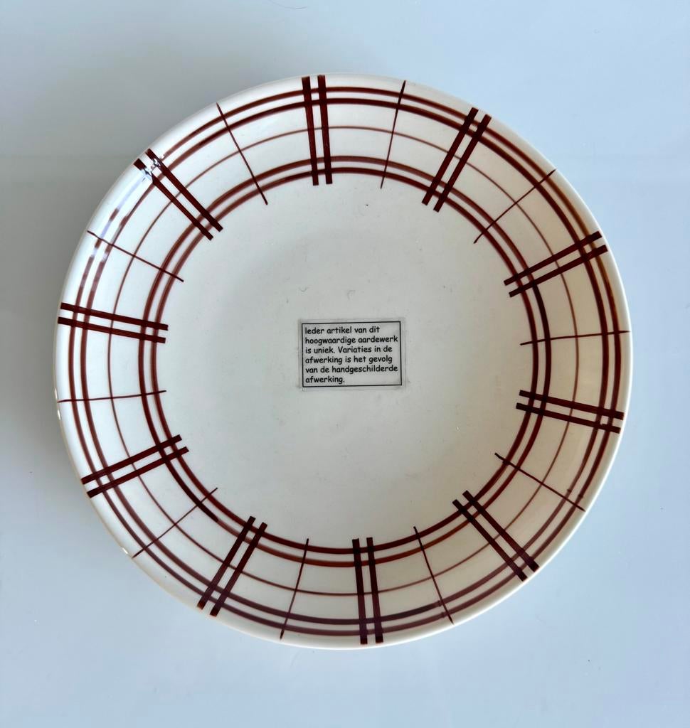 NIEUW: Stijlvol Kitchen Trend Bord – Ruitpatroon, Huis en Inrichting, Keuken | Servies, Nieuw, Ophalen of Verzenden, Bord(en)