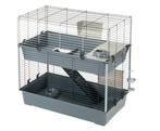 Ferplast Rabbit 100 Double konijnenkooi,  2 verdiepingen, Ophalen, Kooi, Zo goed als nieuw, 90 cm of meer