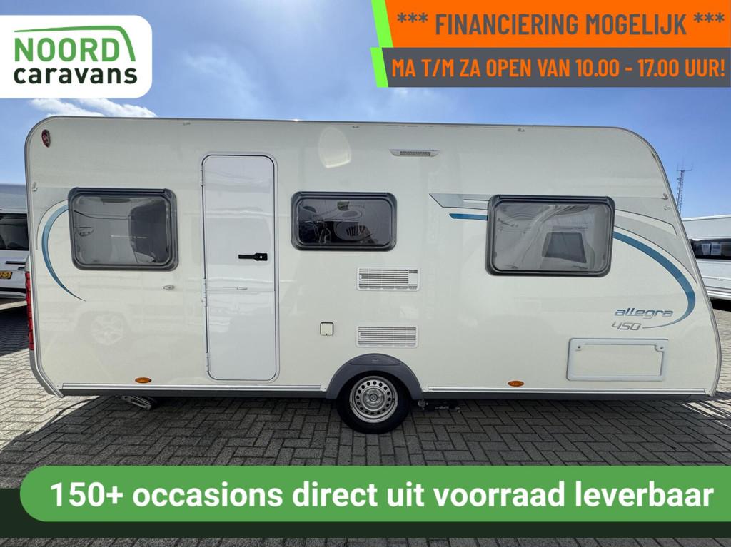 CARAVELAIR ALLEGRA 450, ENKELE BEDDEN,RONDZIT,VOORTENT,MOVER, Caravans en Kamperen, Caravans, Rondzit, Bedrijf, 6 tot 7 meter
