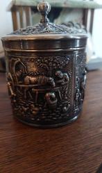 Vintage Verzilverde Douwe Egberts Theebus, Ophalen of Verzenden, Zilver