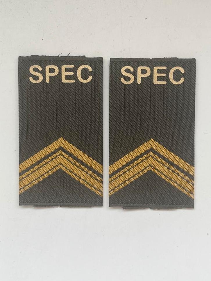 Rangen SPEC Sgt1/Wmr1 GVT, Verzamelen, Militaria | Algemeen, Landmacht, Embleem of Badge, Nederland, Ophalen of Verzenden