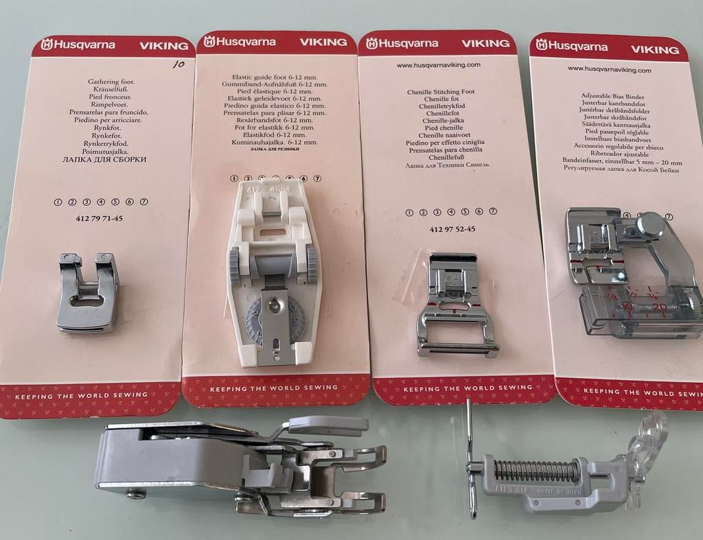Husqvarna viking naaivoetjes, Ophalen of Verzenden, Nieuw, Naaimachine, Husqvarna
