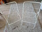 Vintage Ikea Ted Net Niels Gammelgaard klapstoelen, Ophalen, Gebruikt, Twee, Wit