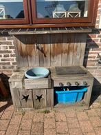 Buiten speelkeuken / modderkeuken, Ophalen, Gebruikt