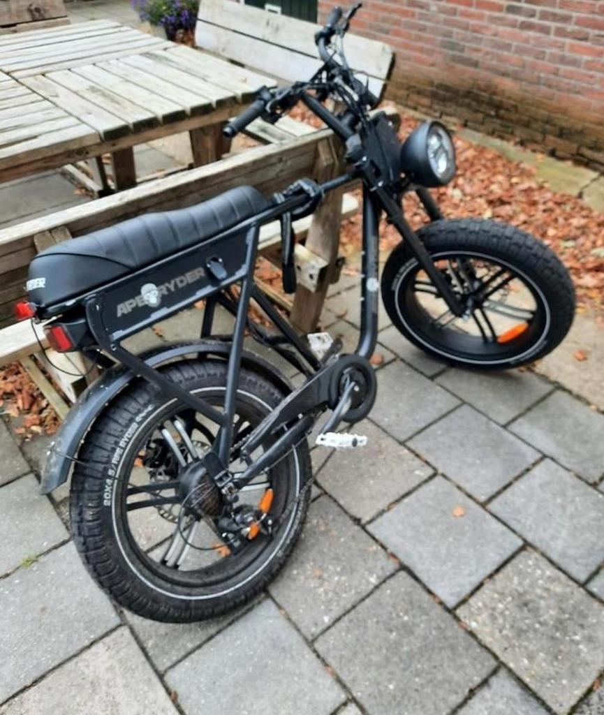 Ape Ryder A10 E-bike - Voorrem heeft nieuwe remblokjes nodig, Fietsen en Brommers, Ophalen, Gebruikt, Overige merken