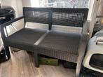 Tuinset exc. kussens, Tuin en Terras, Ophalen, Zo goed als nieuw, Kunststof